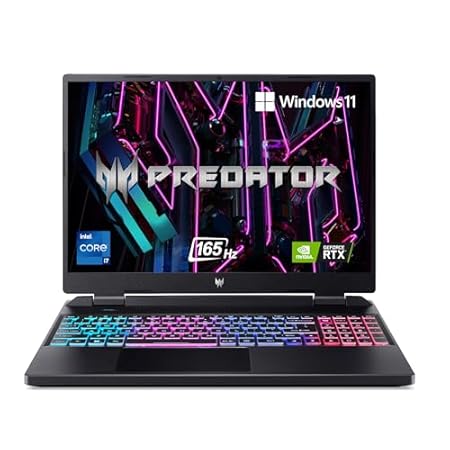 Acer Predator Helios Neo 16 Gaming Laptop 13th Gen Intel Core i7 Processor (16 GB/1 TB SSD/Windows 11 Home/NVIDIA® GeForce RTX™ 4060) PHN16-71, (16") WQXGA Display